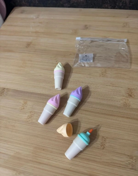 4lü Dondurma Keçeli Kalem