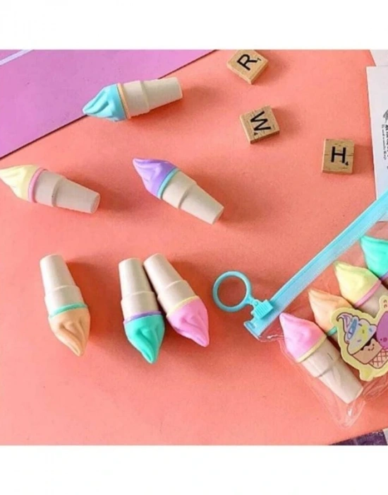 4lü Dondurma Keçeli Kalem