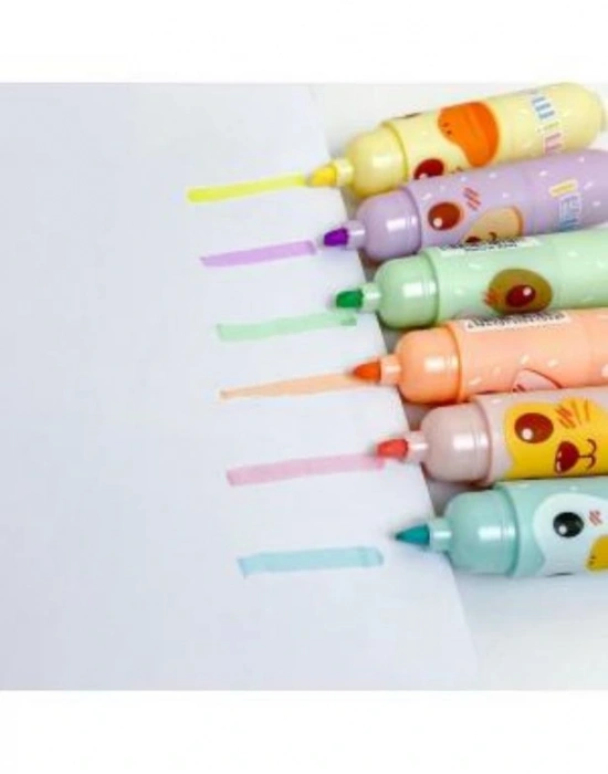 6lı Şeker Model Keçeli Kalem