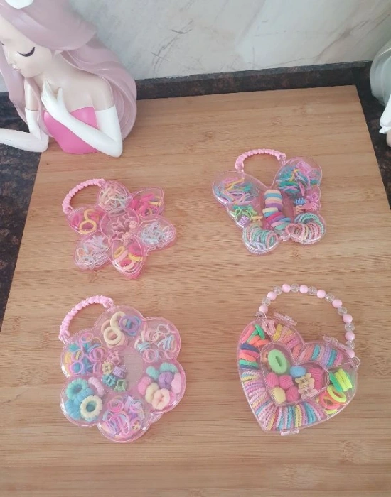 Kalp Çantalı Toka Seti