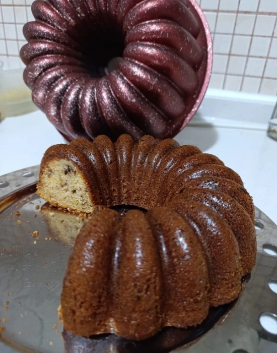 Hamarat Döküm Dilimli Kek Kalıbı Bordo