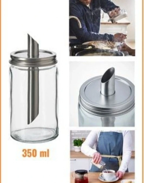 İkea Tarzı Dökmeli Toz Şekerlik 350 Ml