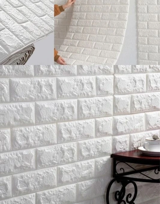 Tuğla Model Duvar Paneli Siyah