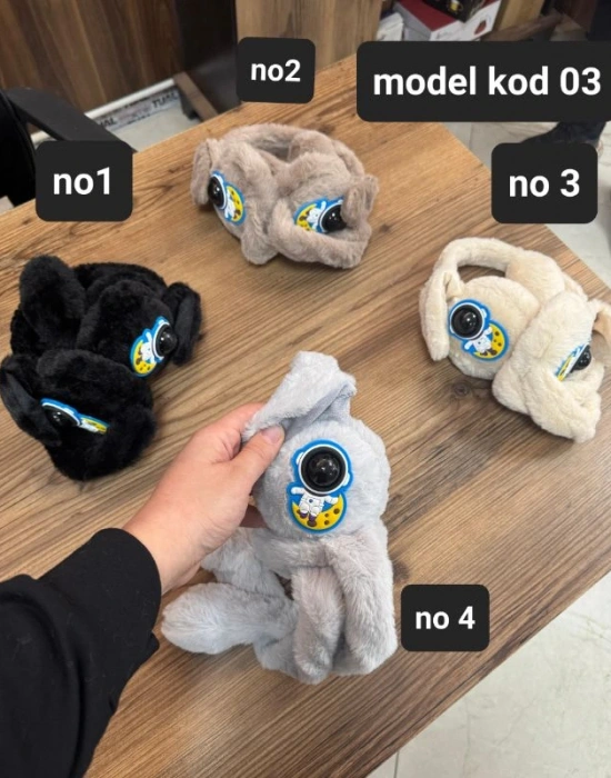 Peluş Kulaklık No 3 Astronot Işıklı