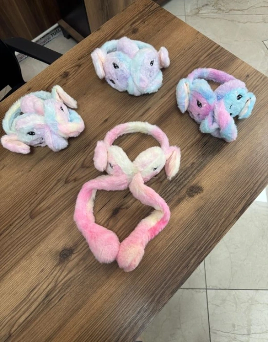 Peluş Kulaklık No 2 Renkli Model