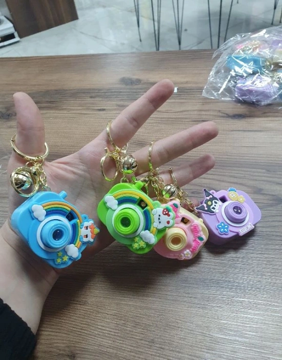 Fotoğraf Makinesi Projeksiyon Anahtarlık