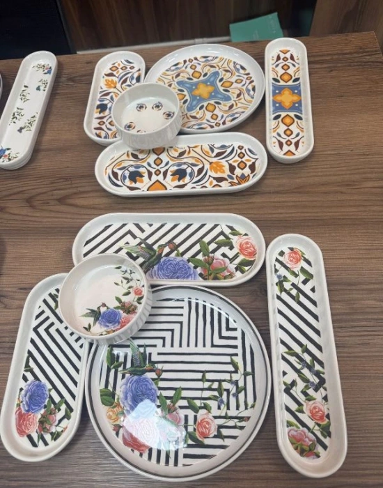 Lvn 14 Parça Kahvaltı Seti Seramik No 4-48545