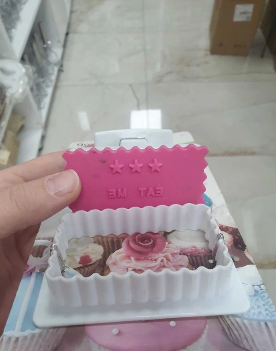 Silikon Tutmalı Kurabiye Damgası