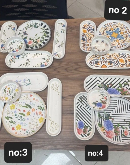 Lvn 14 Parça Kahvaltı Seti Seramik No 2-48569