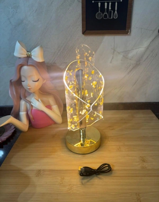 Dokunmatik Şarjlı Masa Lambası Gold 3115