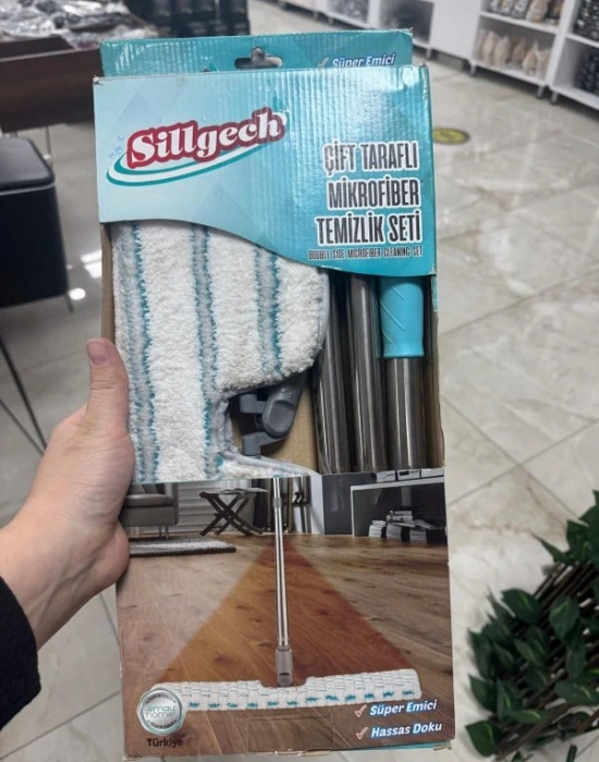 Silgech Çift Taraflı Mikrofiber Temizlik Seti