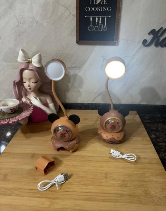 Ayı Şarjlı Led Masa Lambası