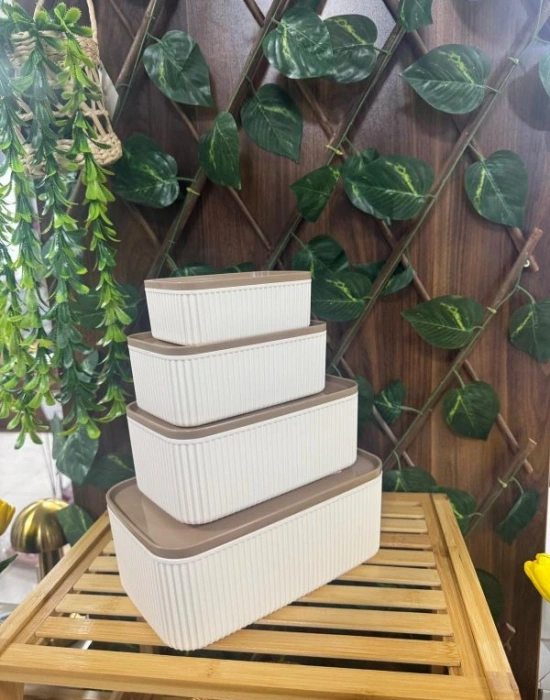 4lü Vera Saklama Kabı Dikdörtgen