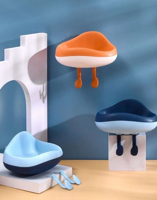 Bulut Sabun Askısı Sabunluk Mavi Pembe