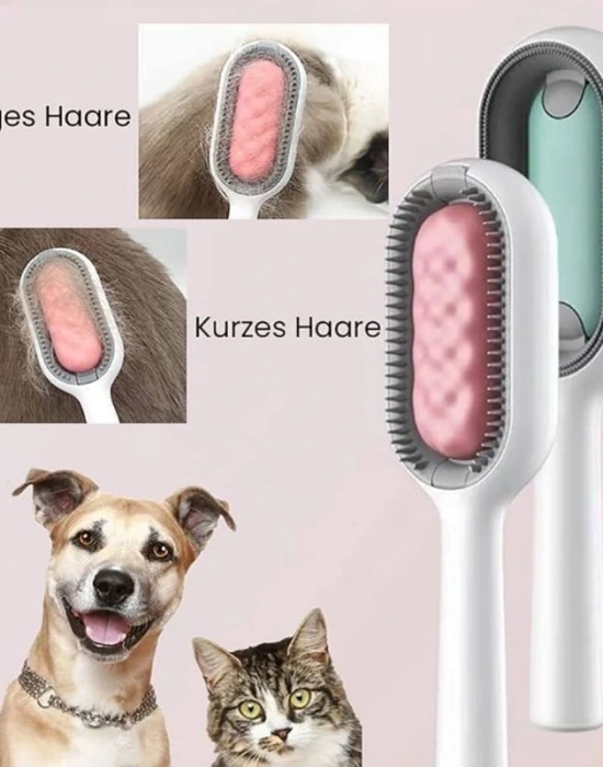 Hazneli Kedi Köpek Duş Tarak Pembe Mavi