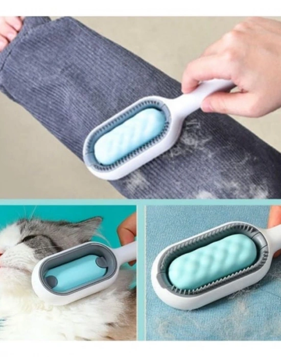 Hazneli Kedi Köpek Duş Tarak Pembe Mavi