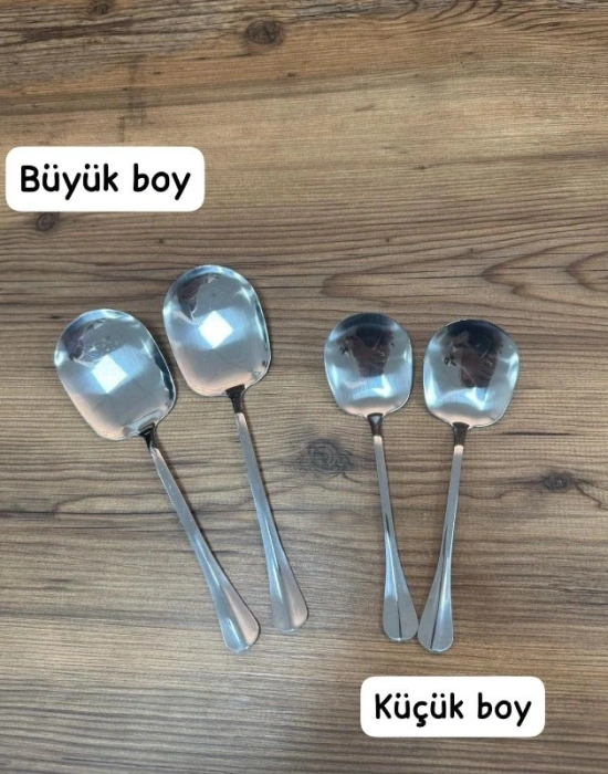 Küçük Boy Gümüş Servis Kaşık BYS