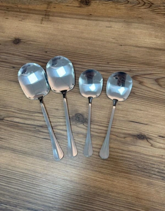 Küçük Boy Gümüş Servis Kaşık BYS