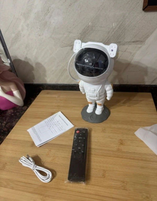 Astronot Galaksi Projektör Kumandalı Gece Lambası Yıldız Ve Samanyolu