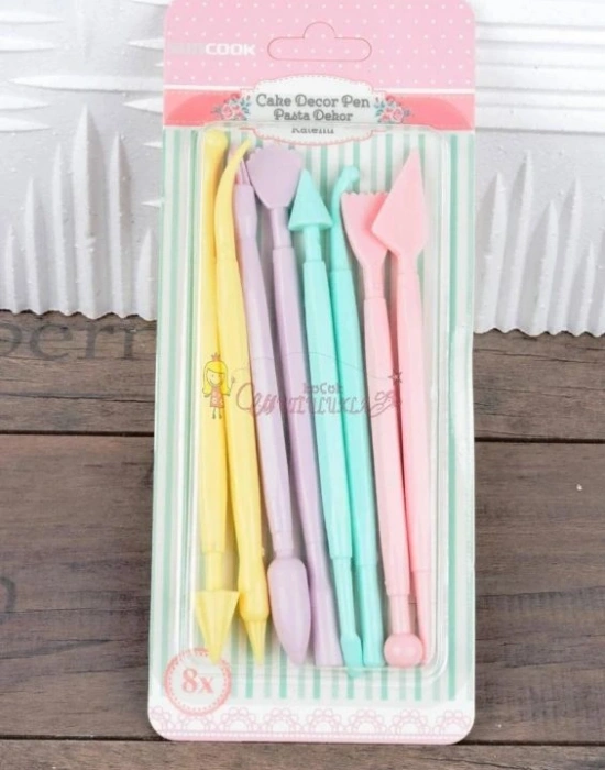 Pada Pasta Dekor Kalem Seti 8 Parça