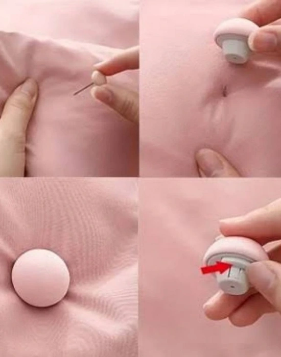 Mantar Enfa Nevresim Tutucu Beyaz