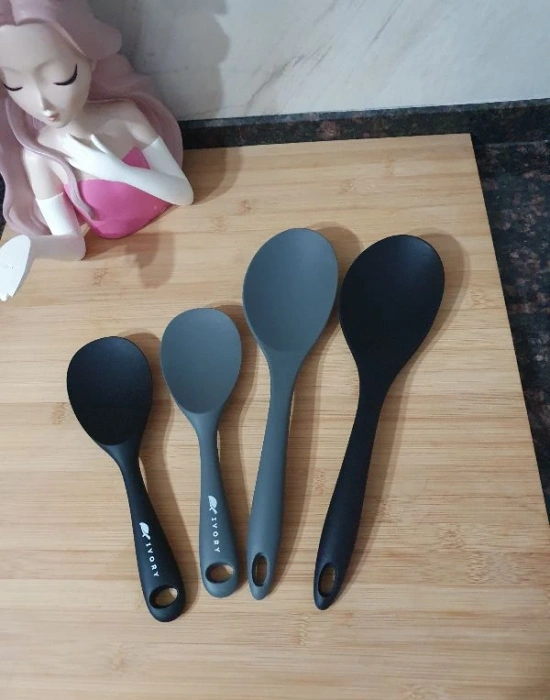 Büyük Boy Pilav Kaşık siyah