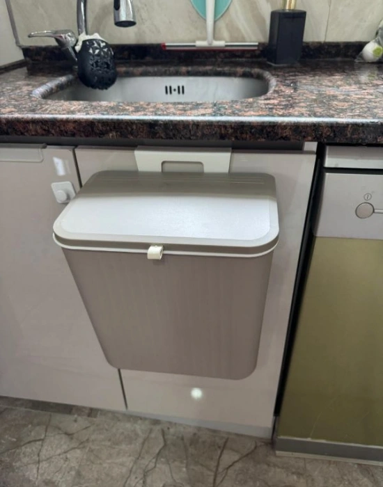 Askılı Çöp Kovası Çift Yönlü VİZON BRNS