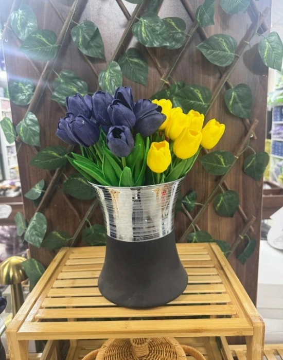 Siyak Büyük Vazo Dikdörtgen