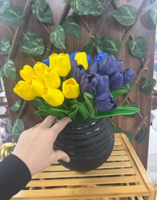 Siyak Büyük Vazo Dikdörtgen