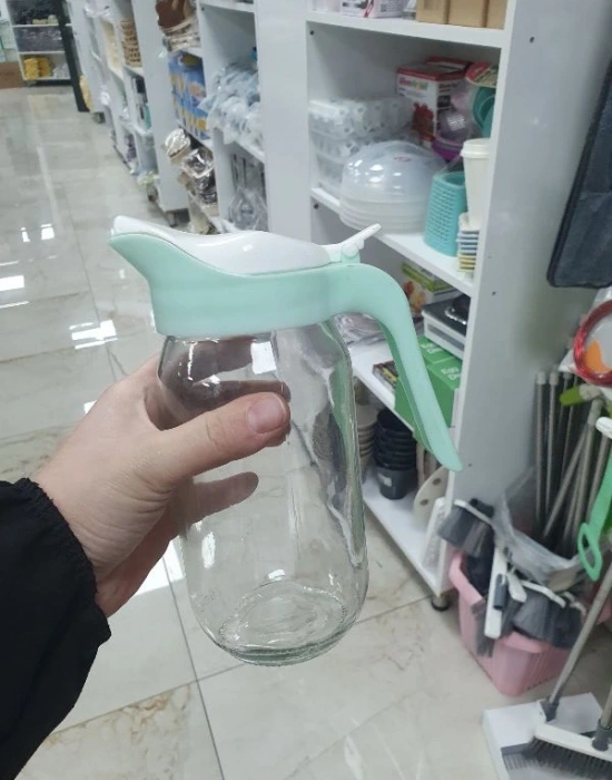 Plstik Kapak Cam Sürahi