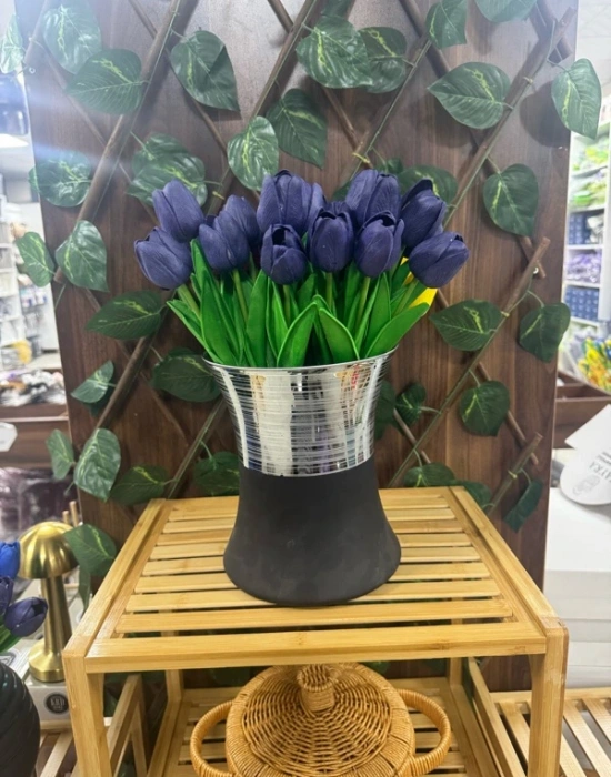 Siyak Büyük Vazo Dikdörtgen