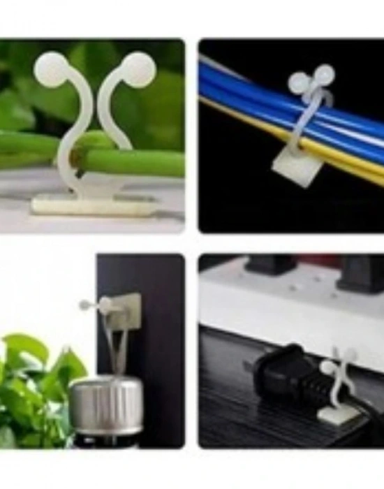 Ev Ofis Düzenleyici Klips Beyaz 10Lu Paket