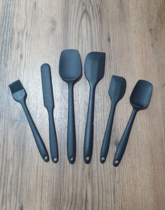 6Lı Spatula Seti SİYAH DMR