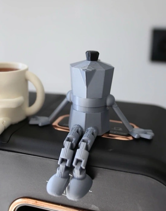 Kahve Makınesi Sevimli Mini Kahve Köşesi Obje Biblo