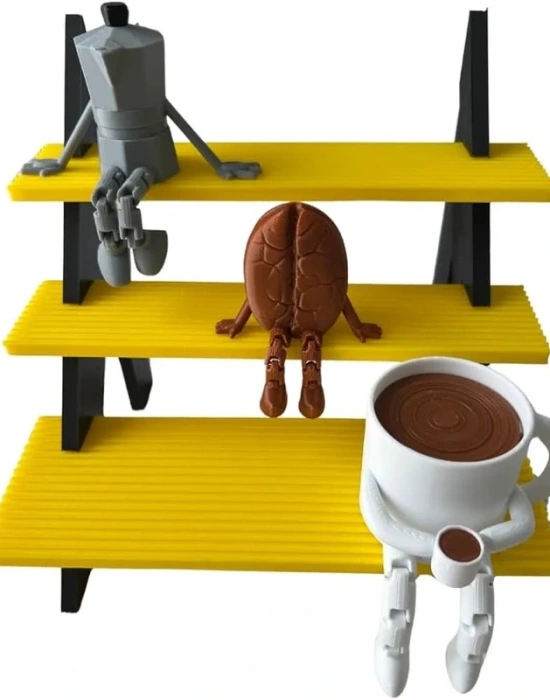 Kupa Büyük Sevimli Mini Kahve Köşesi Obje Biblo