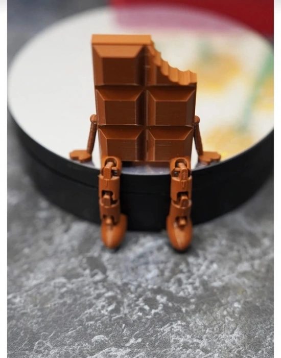 Çikolata Sevimli Mini Kahve Köşesi Obje Biblo