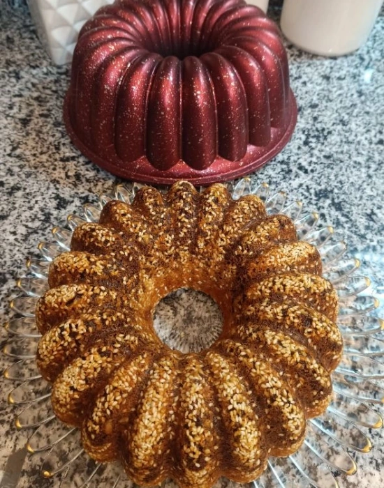 Hamarat Döküm Dilimli Kek Kalıbı Gold