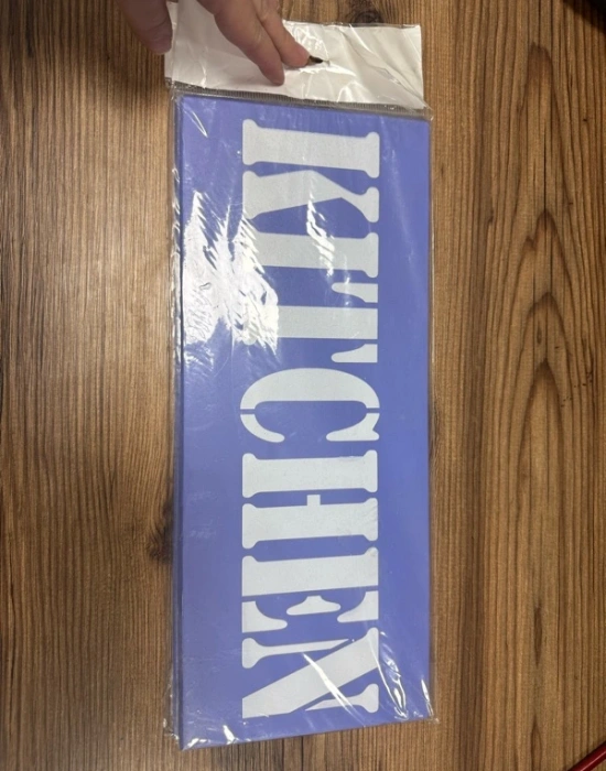 Kitchen Yazılı Pano Mor