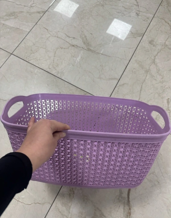 28Lt Çamaşır Sepet Örgü