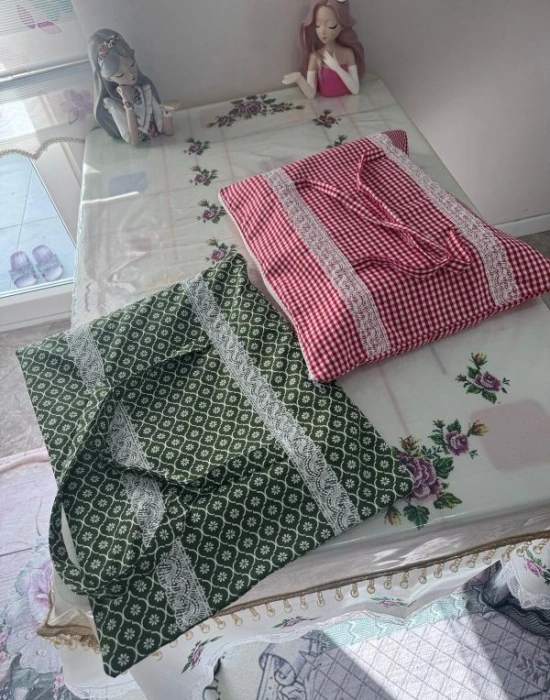 Fırın Tepsi Borcam Taşıma Çantası Kılıfı YEŞİL