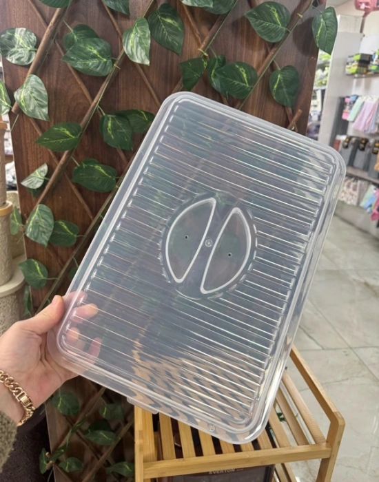 T. Şeffaf Dikdörtgen Borcam Kapak  27 x 40 cm