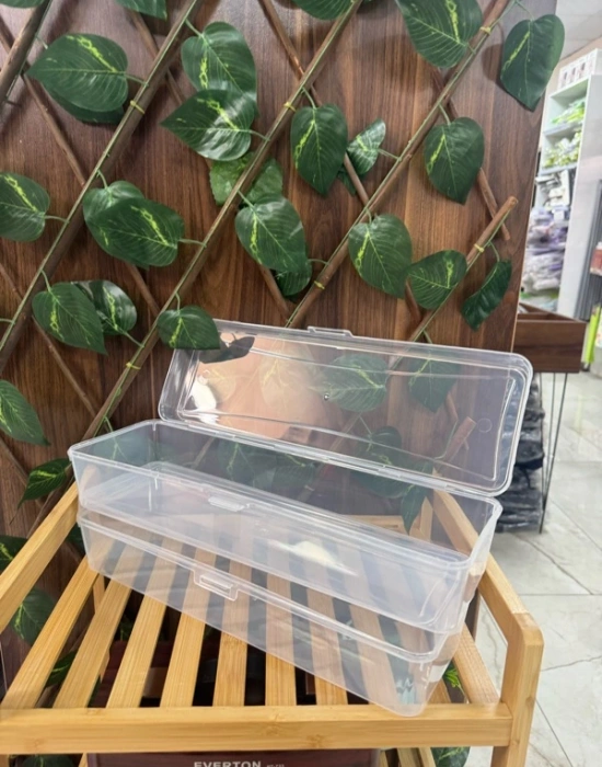 T. 2Li Servis Gereçleri Organizer Şeffaf 37x12x8 CM