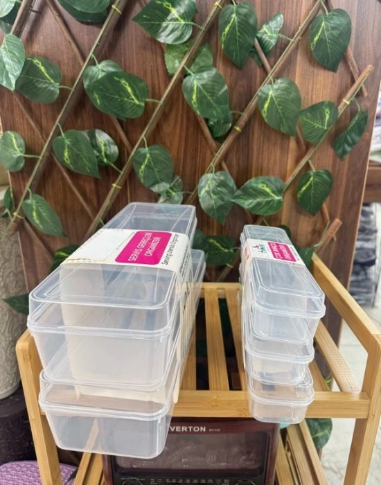 T. 2Li Servis Gereçleri Organizer Şeffaf 37x12x8 CM