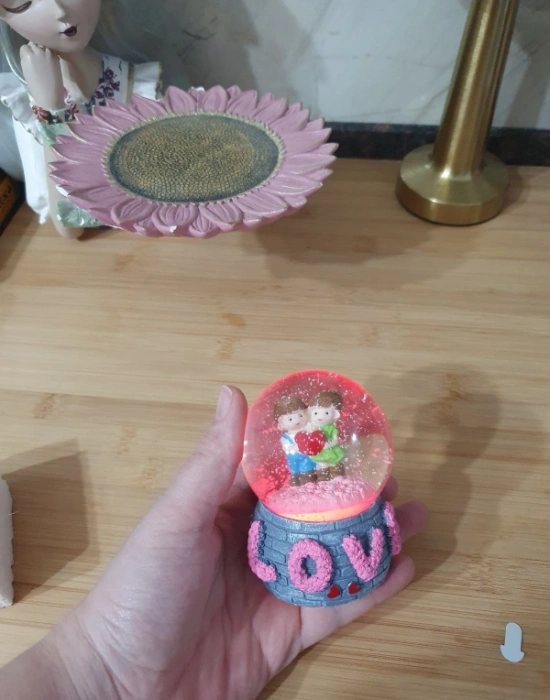 Işıklı Kar Küresi Mini Boy 10 x 6.5 CM A9548