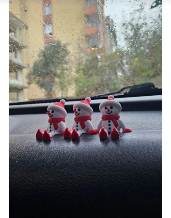 Kardan Adam Sevimli Mini Kahve Köşesi Obje Biblo