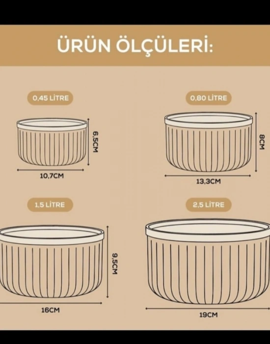4lü Vera Saklama Kabı Yuvarlak