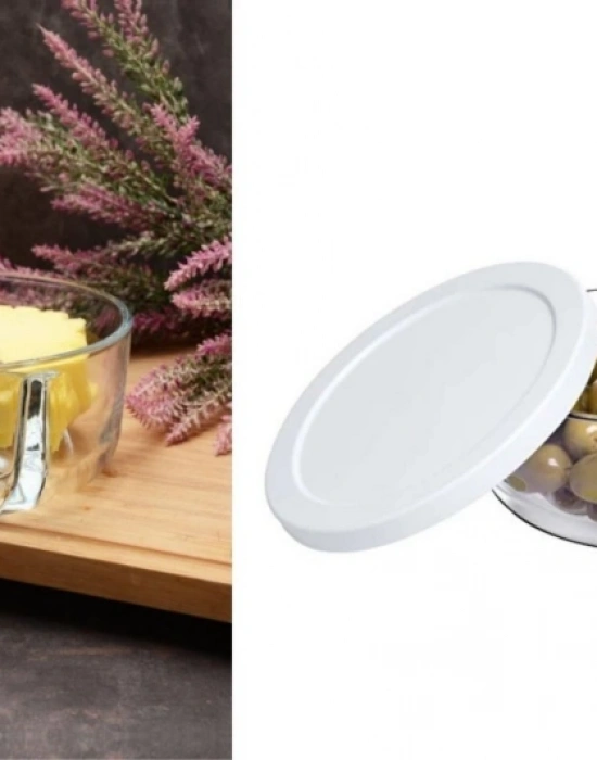 Paşabahçe Kapaklı Bölmeli Saklama Kabı Kahvaltılık Borcam Polar