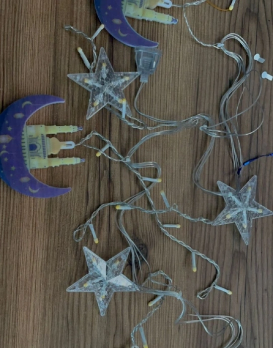 Lüks Model Büyük Boy Ramazan Ledi Yıldızlı Model Elektrikli