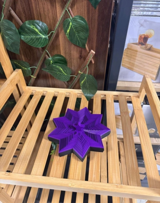 Spiral Stres Oyuncağı Dönebilen Geometrik Dekoratif Obje Masa Üstü Aksesuar