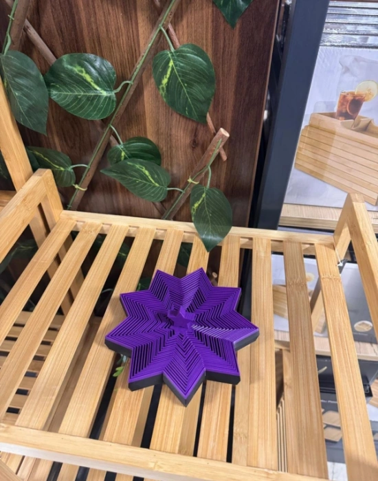 Spiral Stres Oyuncağı Dönebilen Geometrik Dekoratif Obje Masa Üstü Aksesuar